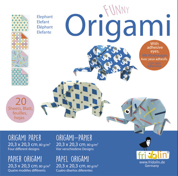 Funny Origami / 20 Blatt (20,3 x 20,3cm) - Skillworld
